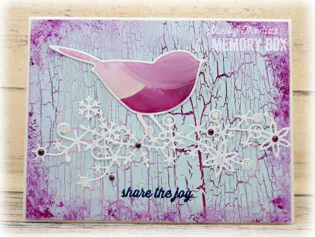 Mara Bird Die / Suaje de Pajarito Navideño Descontinuado Memory Box