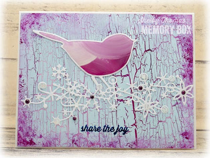 Mara Bird Die / Suaje de Pajarito Navideño Descontinuado Memory Box