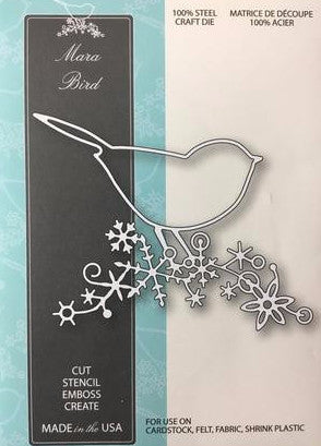 Mara Bird Die / Suaje de Pajarito Navideño Descontinuado Memory Box