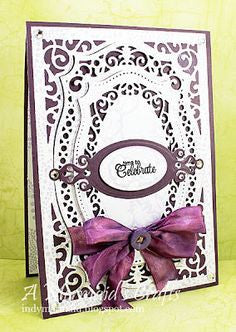 Suaje de Corte de Marco Elegante / Majestic Labels Twenty Five Descontinuado Spellbinders