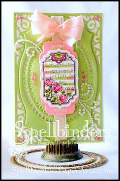Suaje de Corte de Marco Elegante / Majestic Labels Twenty Five Descontinuado Spellbinders