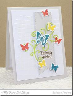 Winged Beauties Stencil / Plantilla de Mariposa Descontinuado My Favorite Things