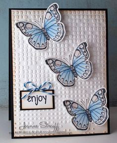 Butterflies Dies / Set de Suajes y Sellos Mariposas Descontinuado Sizzix