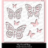 Winged Beauties Stencil / Plantilla de Mariposa Descontinuado My Favorite Things