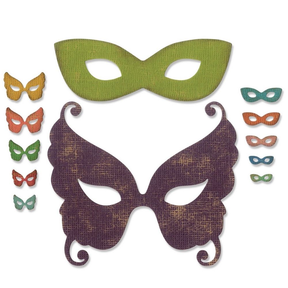 Thinlits Masquerade Die / Suaje Antifaz Descontinuado Sizzix