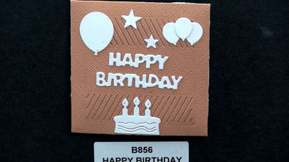 Happy Birthday Gift Envelope / Suaje de Corte de Sobre y Tarjeta Descontinuado Cheery Lynn Designs