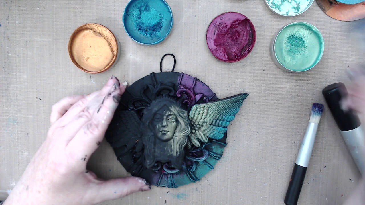 Finnabair Art Alchemy Metallique Wax Firebird / Pintura en Cera Fuego Pintura y Medios Mixtos Prima Marketing