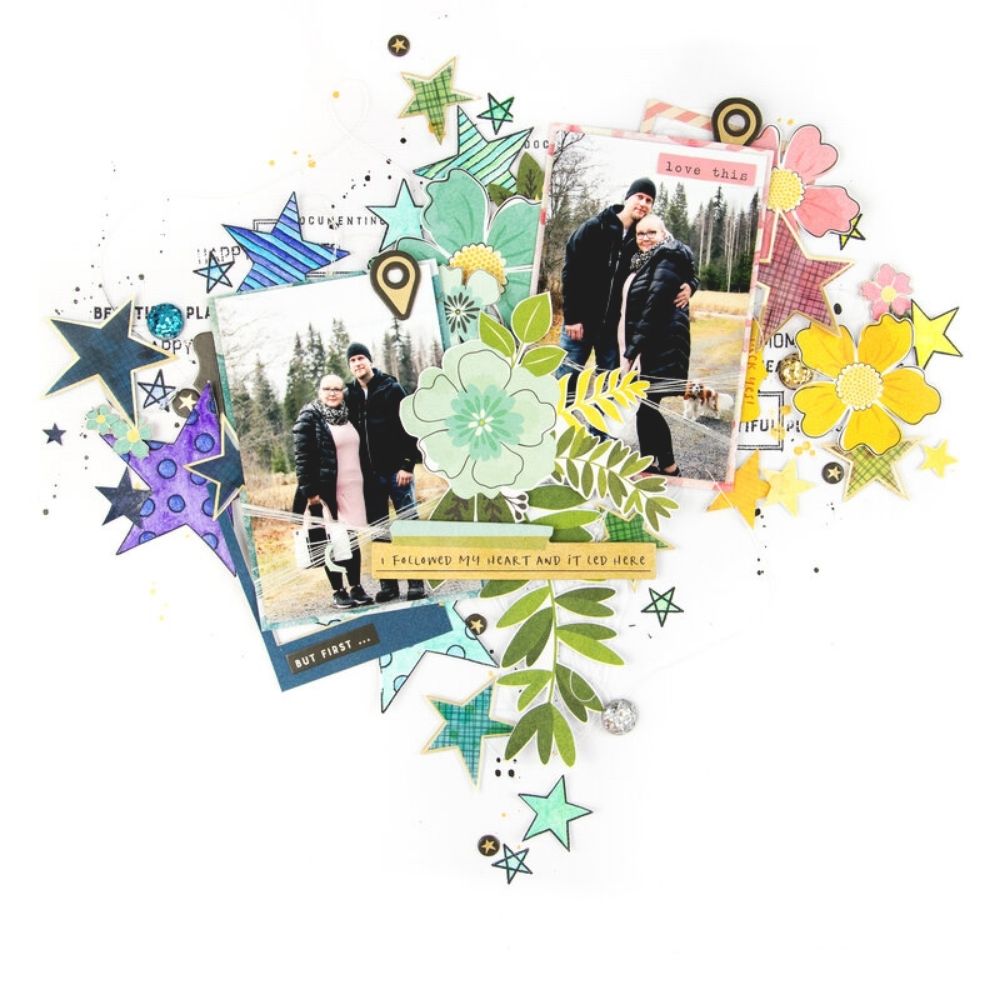 Mixed Media Backgrounds Paper / Block Papel Para Medios Mixtos 6 x 8&quot; Papel Vicki Boutin