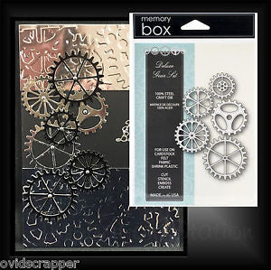 Memory Box Deluxe Gear Set Die / Suaje de Engranes de Lujo Descontinuado Memory Box