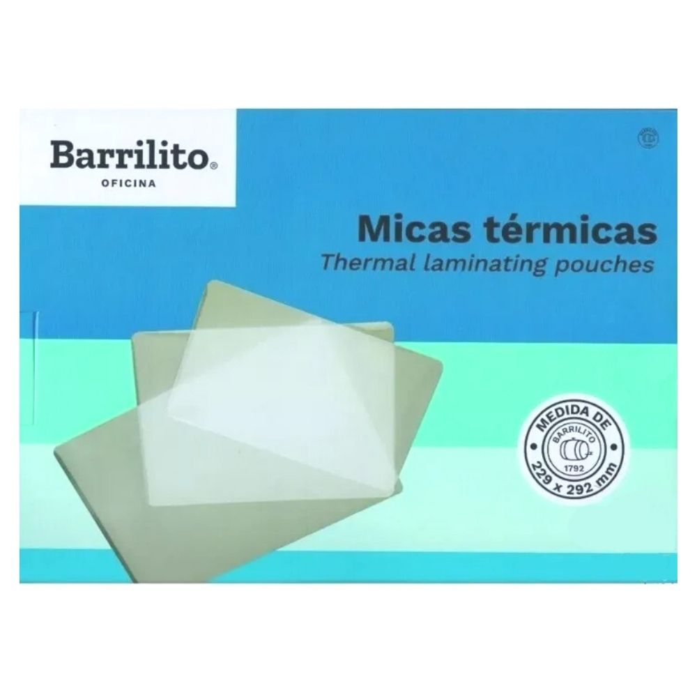 Micas Térmicas de 22.9 x 29.2 cm con 8mm Accesorios Descontinuado