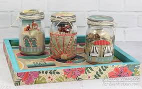 Tim Holtz Mini Mason Jars / Mini Frascos Para Envasar Descontinuado Tim Holtz