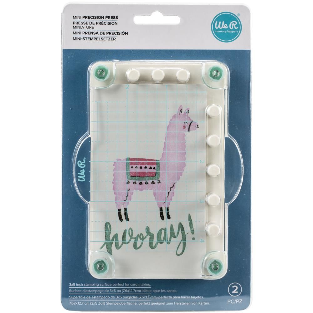 Mini Precision Press / Mini Tabla de Estampado Herramientas We R Memory Keepers