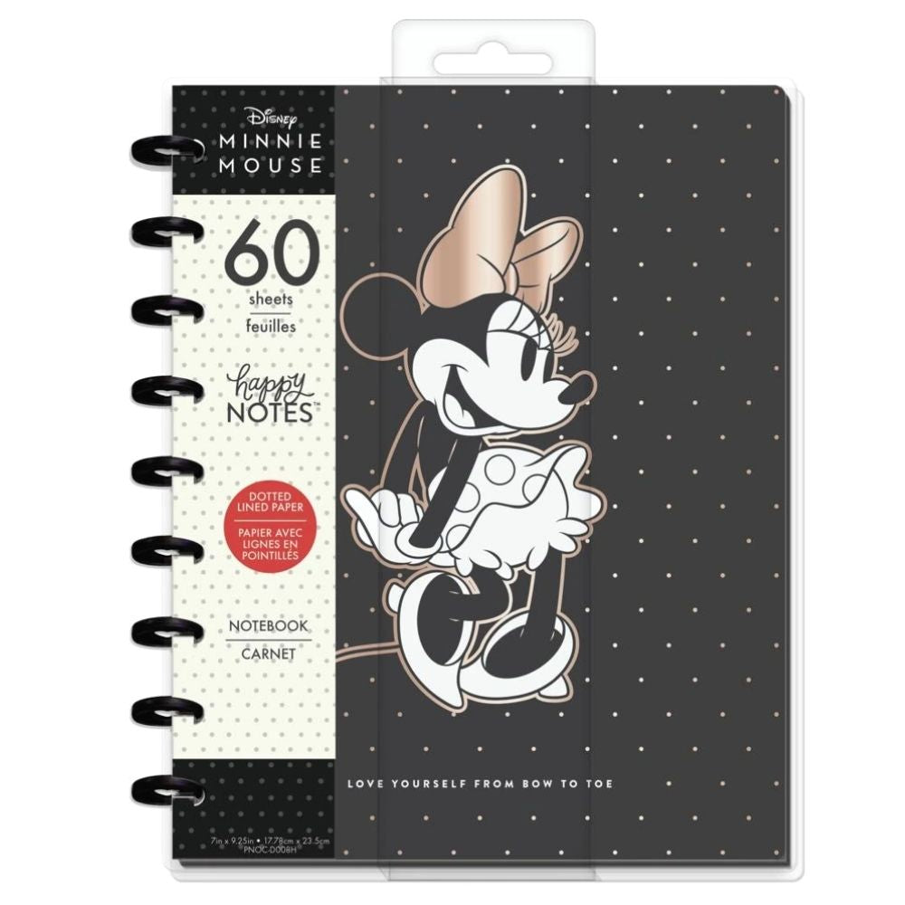 Bow to Toe Classic Happy Notes / Cuaderno Rayado Minnie Mouse Descontinuado Me &amp; My Big Ideas