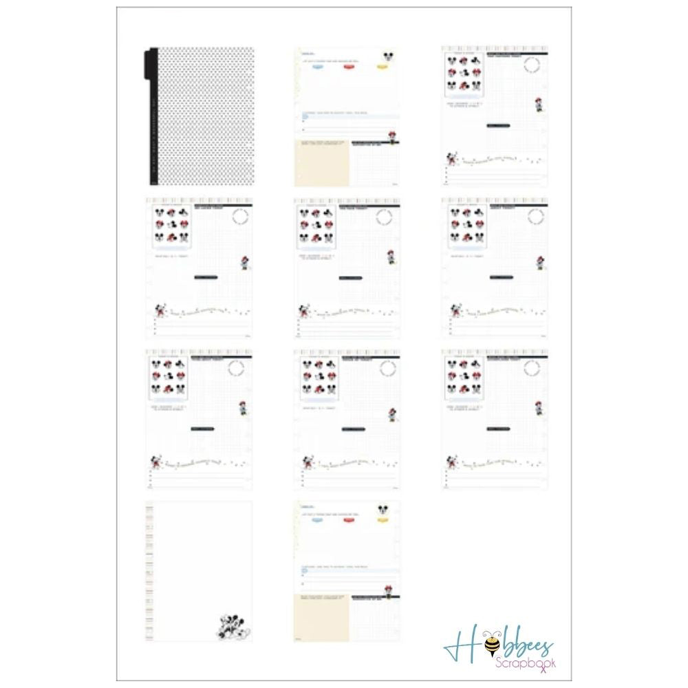 Happy Planner Disney Classic Guided Journal / Journal 4 Meses Mickey &amp; Minnie Mouse Descontinuado Me &amp; My Big Ideas