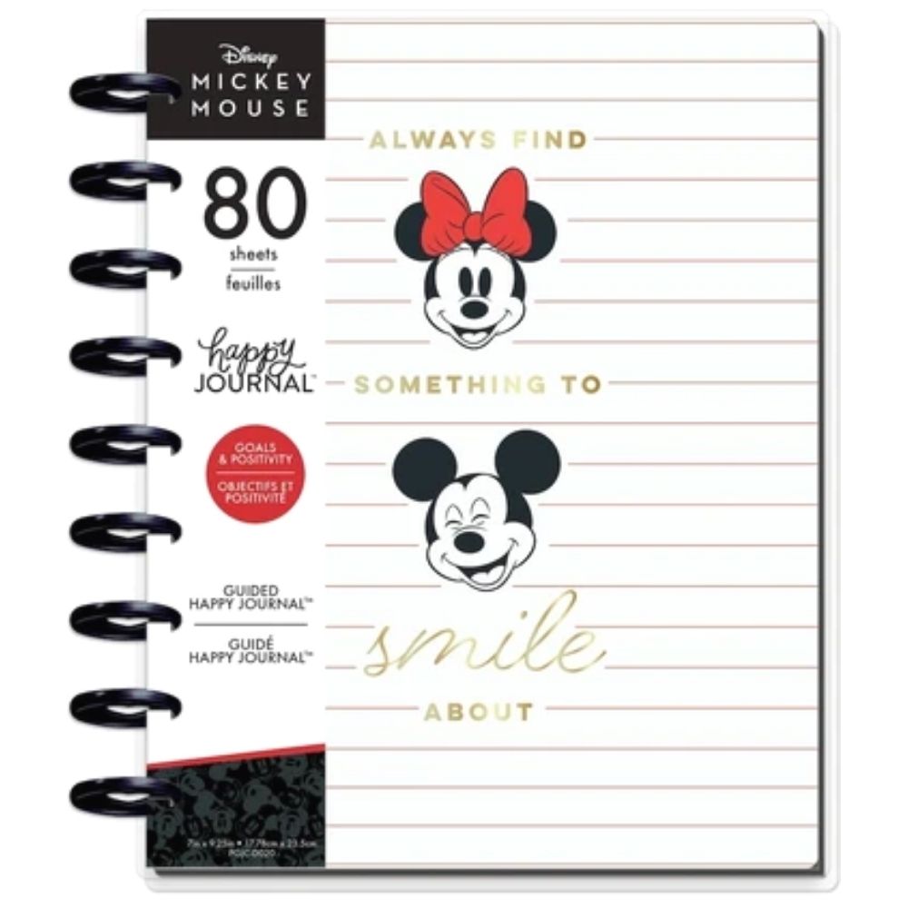 Happy Planner Disney Classic Guided Journal / Journal 4 Meses Mickey &amp; Minnie Mouse Descontinuado Me &amp; My Big Ideas
