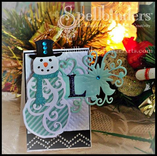 Suaje de Corte de Muñecos de Nieve / Mr. and Mrs. Snowman Descontinuado Spellbinders