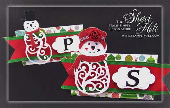 Suaje de Corte de Muñecos de Nieve / Mr. and Mrs. Snowman Descontinuado Spellbinders