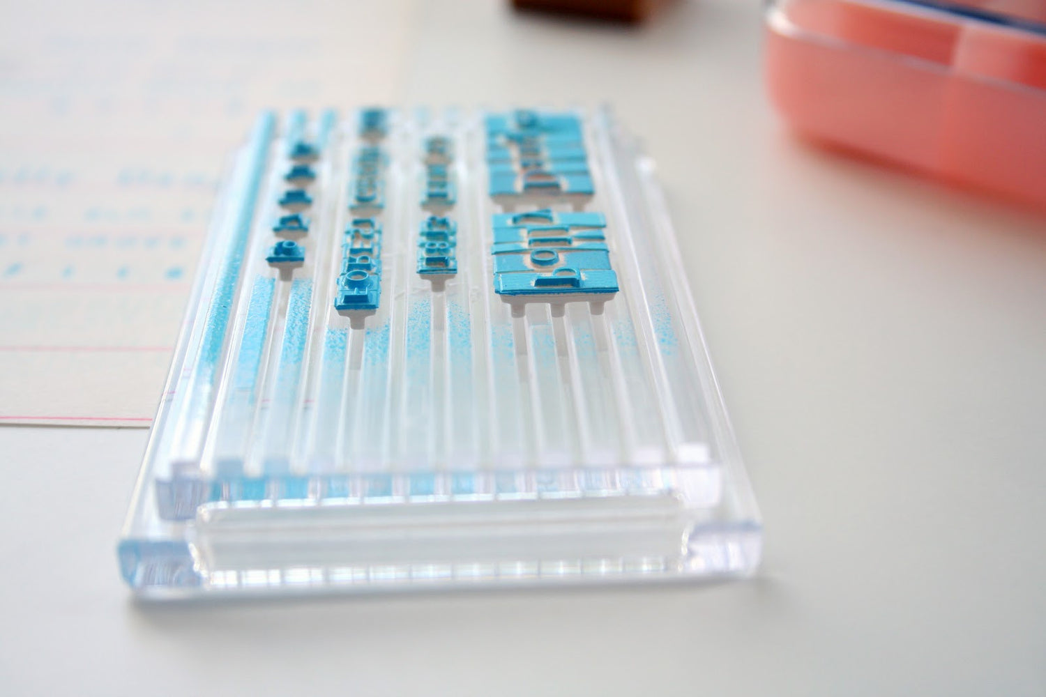 Set Your Own Stamp Setting Kit / Kit de Sellos Personalizables Descontinuado Martha Stewart