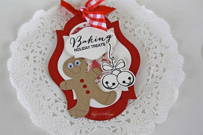 Suaje de Corte de Galleta de Jengibre / Gingerbread Hugs Die Descontinuado Cheery Lynn Designs