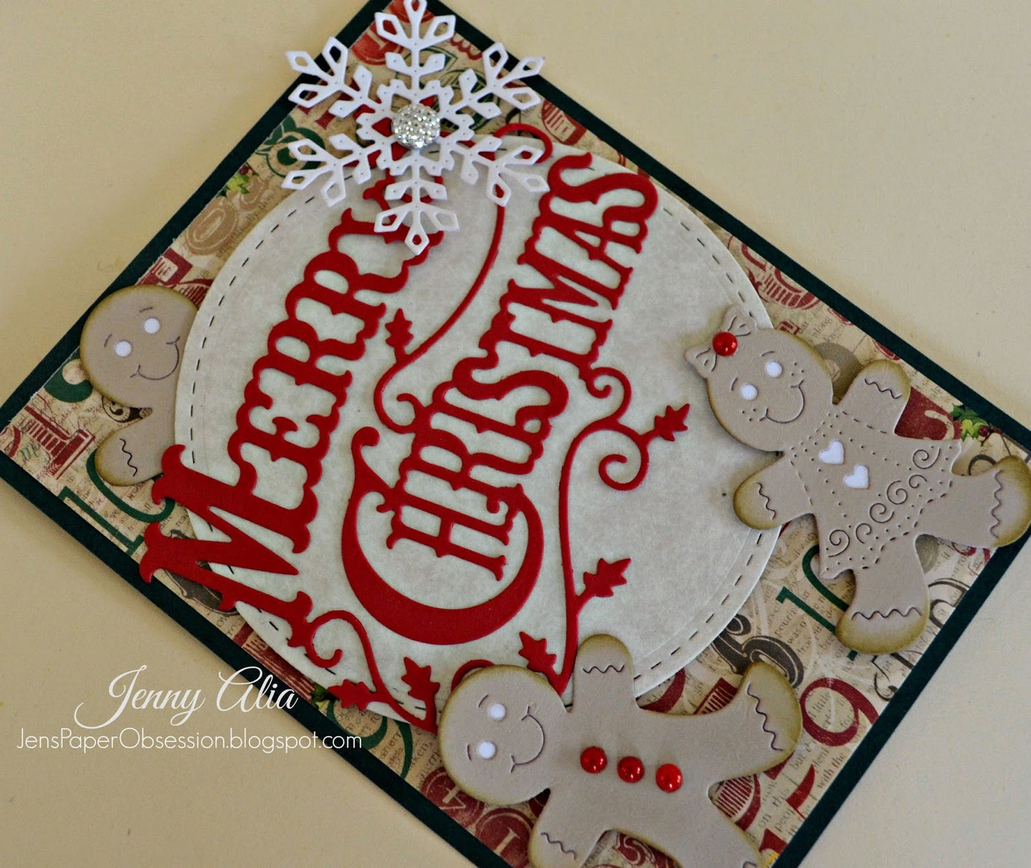 Suaje de Corte de Familia de Galleta de Jengibre / Gingerbread Family Descontinuado Cheery Lynn Designs