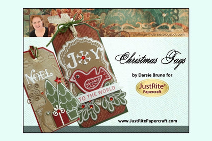 Sellos de Polímero de Navidad / Chrismas Stitched With Love Descontinuado JustRite