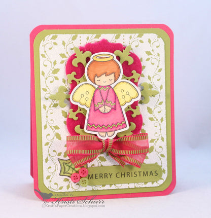 Sellos de Polímero de Navidad / Chrismas Stitched With Love Descontinuado JustRite