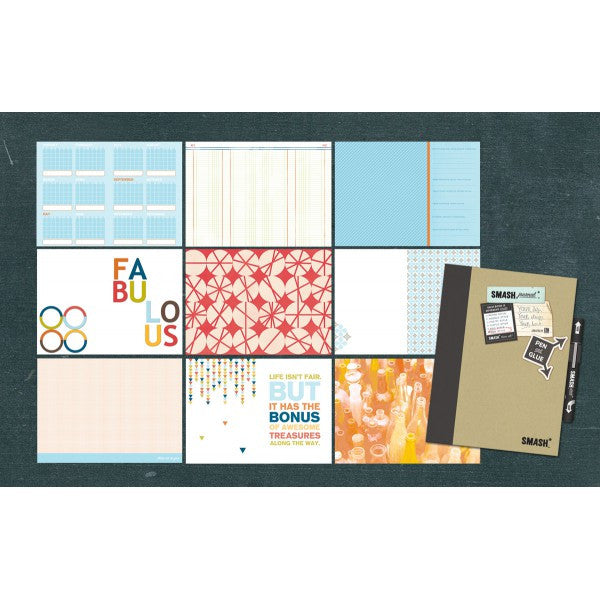 Smash Black Mode Style / Cuaderno tipo Diario o Agenda Smash Descontinuado K &amp; Company