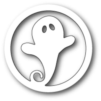 Swirly Ghost Circle Die / Suaje de Corte Fantasma con Círculo Descontinuado Memory Box