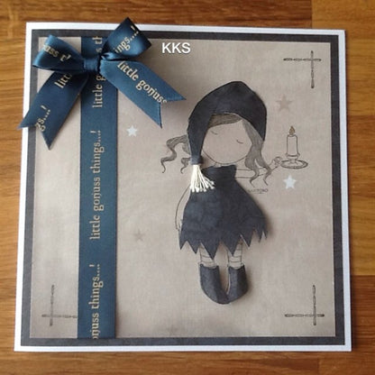 Sellos de Goma Cling Gorjuss / Gorjuss Stamp Night Light Descontinuado Santoro