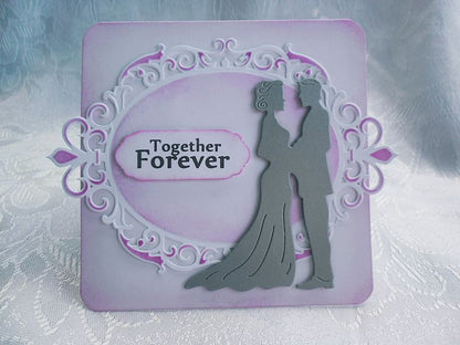 I Do Dies / Suaje de Corte de Novios Boda Descontinuado Cheery Lynn Designs
