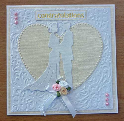 I Do Dies / Suaje de Corte de Novios Boda Descontinuado Cheery Lynn Designs