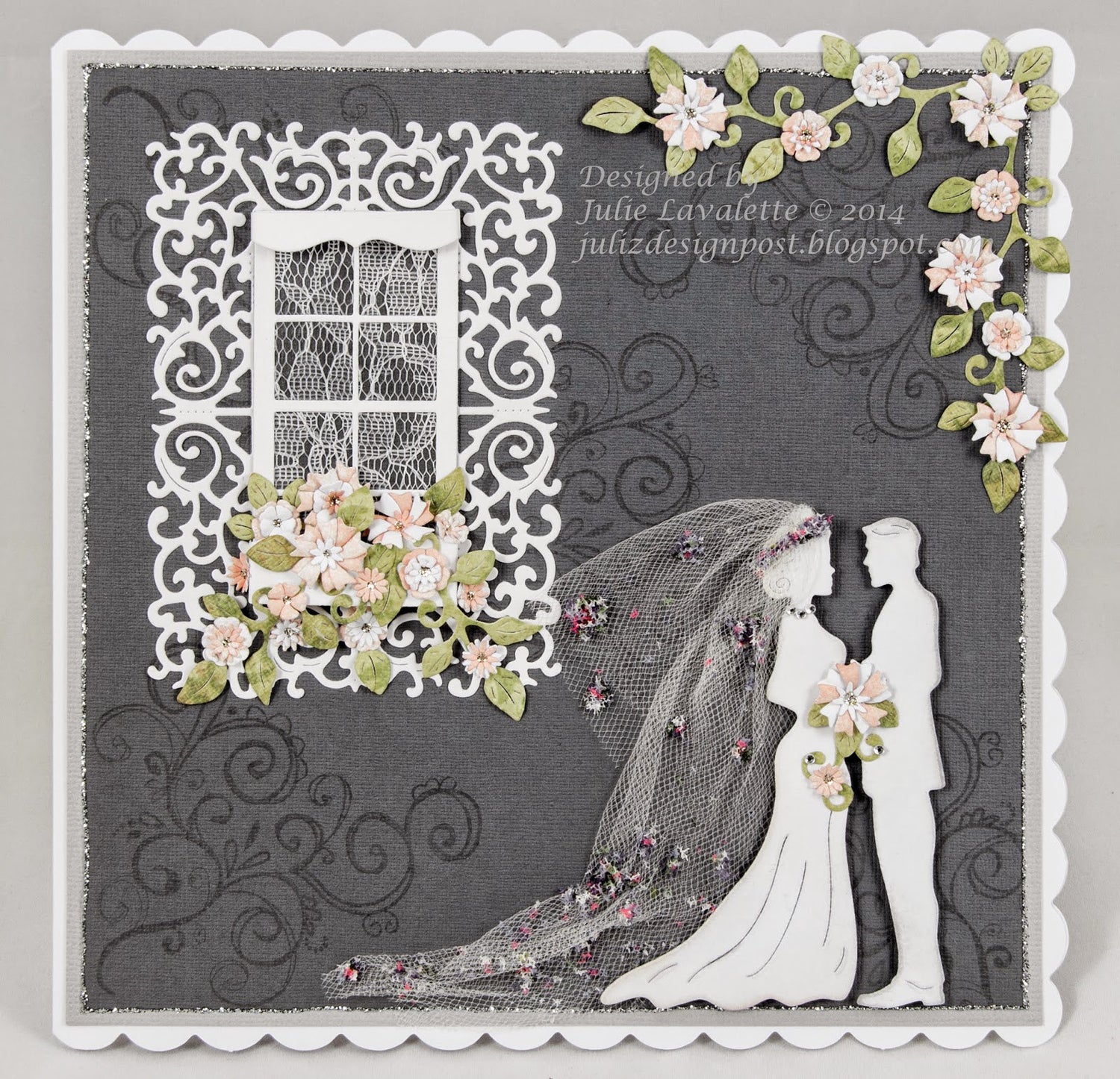 I Do Dies / Suaje de Corte de Novios Boda Descontinuado Cheery Lynn Designs