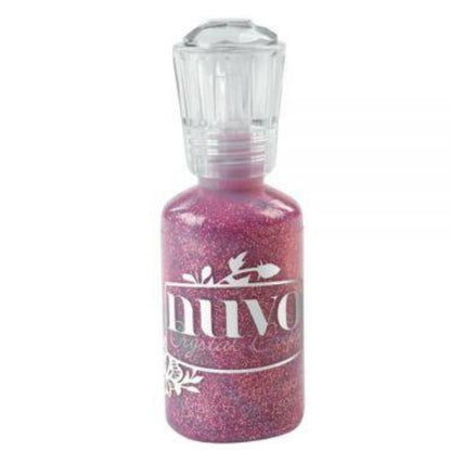 Glitter Drops Pink Champagne / Cristales Líquidos Rosa con Brillitos Pintura Dimensional Nuvo