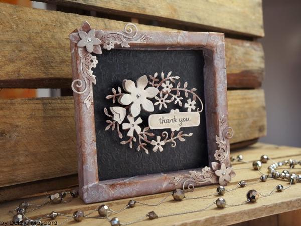 Olivette Corner / Suaje de corte de Esquina Floreada Dados de Corte / Suajes / Troqueles Wild Rose Studio