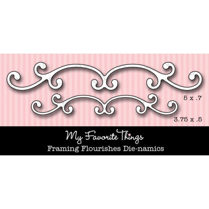 Framing Flourishes die / Suaje de Corte de Figura Garigoleada Grande Descontinuado Die Namics