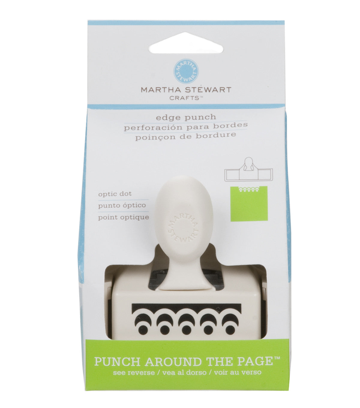 Optic Dot Edge Punch / Perforadora de Orillas de Punto Optico Descontinuado Martha Stewart