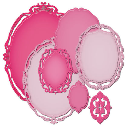 Opulent Ovals S5-160 / Suaje de Corte de Marco de Ovalo Elegante Descontinuado Spellbinders