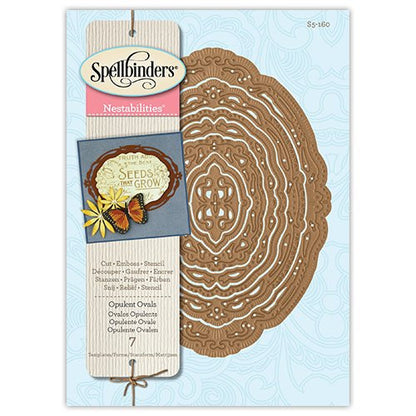 Opulent Ovals S5-160 / Suaje de Corte de Marco de Ovalo Elegante Descontinuado Spellbinders
