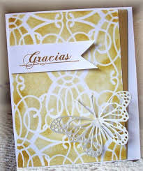 Texture Ornate Stencil / Plantilla de Textura de Encaje Descontinuado Memory Box