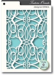 Texture Ornate Stencil / Plantilla de Textura de Encaje Descontinuado Memory Box