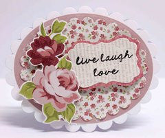 Nesting Scallop Ovals Dies / Suajes de Cortes de Ovalos Escalopados Dados de Corte / Suajes / Troqueles LifeStyle Crafts