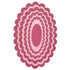 Nesting Scallop Ovals Dies / Suajes de Cortes de Ovalos Escalopados Dados de Corte / Suajes / Troqueles LifeStyle Crafts