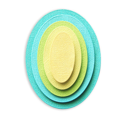 Nesting Dies Ovals / Suajes de Corte de Ovalo Descontinuado LifeStyle Crafts