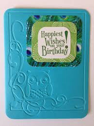 Embossing Folder Owl Flourish / Folder de Grabado Buho en Esquina Descontinuado Cuttlebug