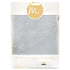 Minc Glitter Sheets Silver / 4 Hojas de Papel Metalizado Brillitos Plata Foil Heidi Swapp