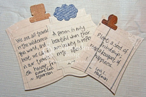 Suaje de Corte de Pestaña / Creative Page Tabs Descontinuado Spellbinders