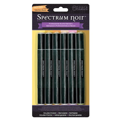 Spectrum Noir Pale Hues 6 pz. / Marcadores con Base de Alcohol Descontinuado Crafter&