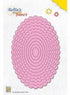 Suaje de Corte  de Ovalos Escalopados / Wavy Oval Descontinuado Nellie&