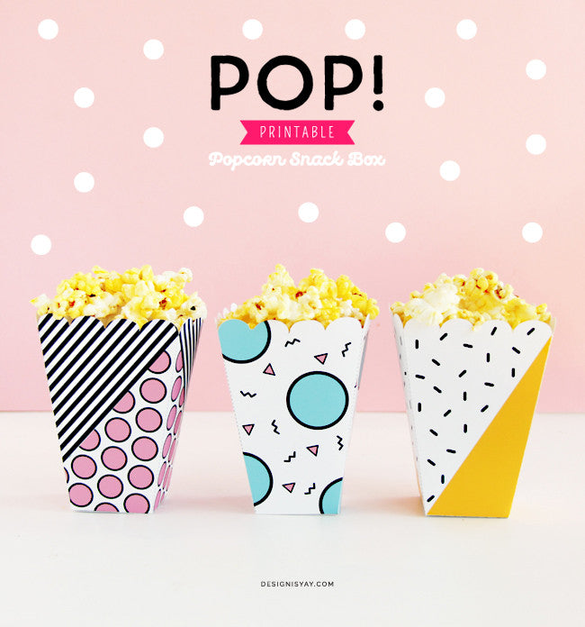 Popcorn Box Die / Suaje de Corte de Caja de Palomitas Descontinuado LifeStyle Crafts