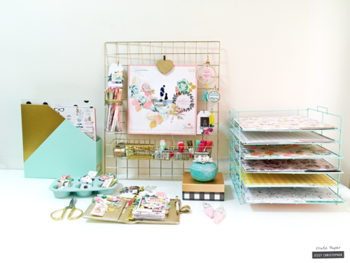 Desktop Storage Paper Rack / Organizador de Papel de Escritorio Almacenamiento y Organización Crate Paper